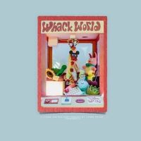 Whack World album cover with illustration of claw machine with toys