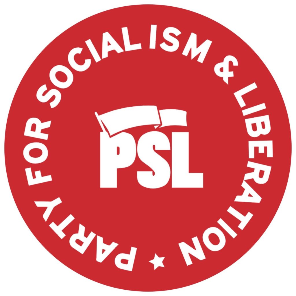 Party for Socialism & Liberation (PSL) logo
